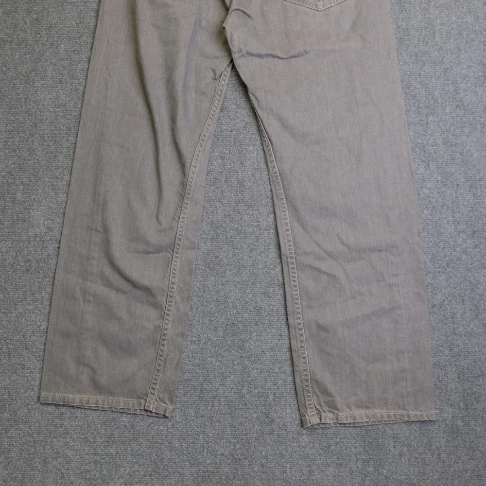 Levis 569 Loose Straight Leg Jeans Mens 34x32 Gray‎ Denim Relaxed Fit Casual